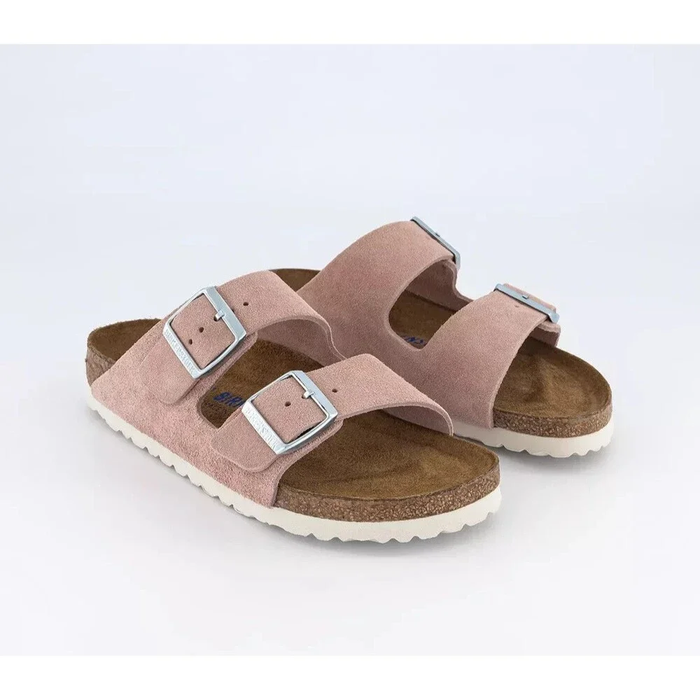 Birkenstock Women's Arizona Suede Sandals Pink Clay NIB EU 39 REGULAR